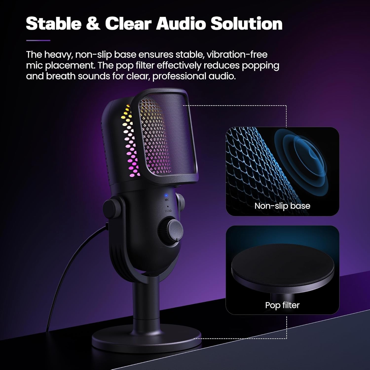 RBG USB PC Condenser Microphone